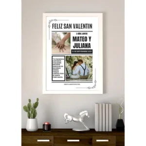 Cuadro Personalizado Para Parejas - Diseño #005